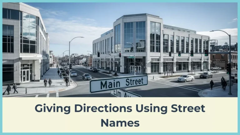 Giving Directions Using Street Names