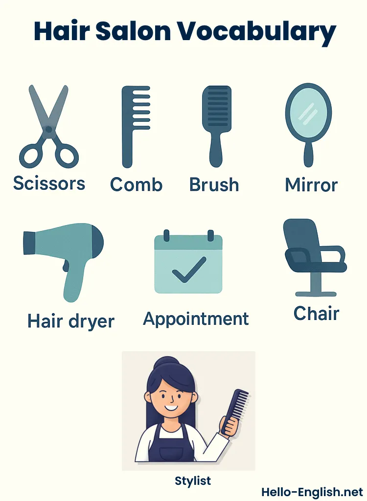 Hair Salon Vocabulary