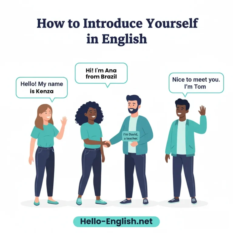 How to Introduce Yourself in English