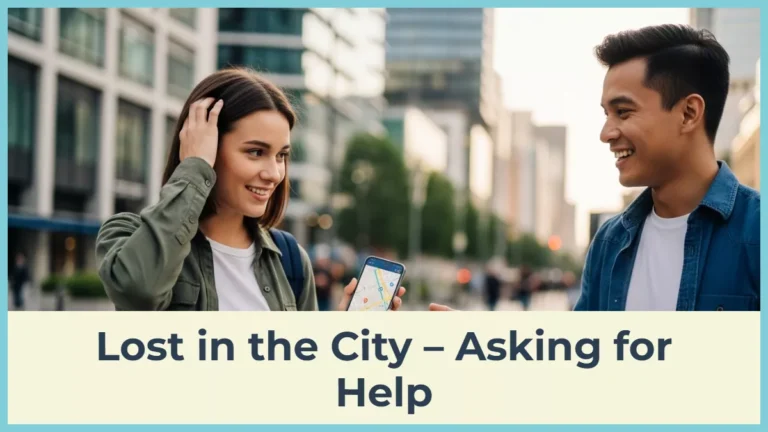 Lost in the City – Asking for Help