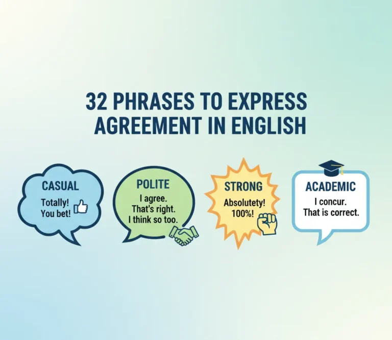Phrases to Express Agreement in English