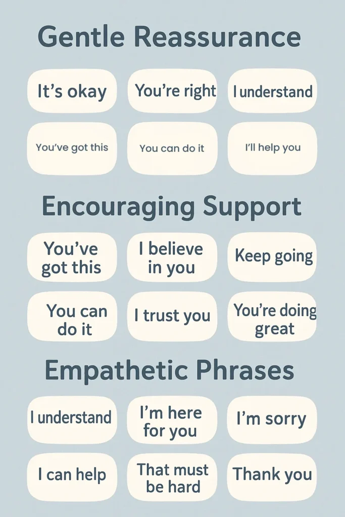 Reassuring Expressions in English