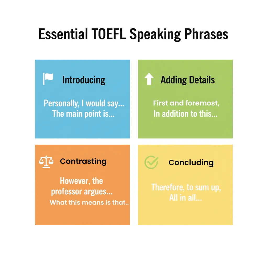 TOEFL Speaking Phrases